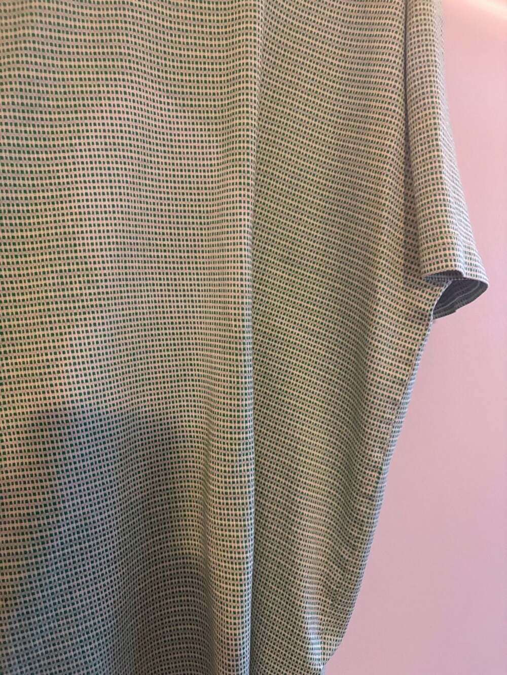 Bugatchi Uomo Men's XXL Green Textured Stripe Knit Polo Shirt - Picture 3 of 6